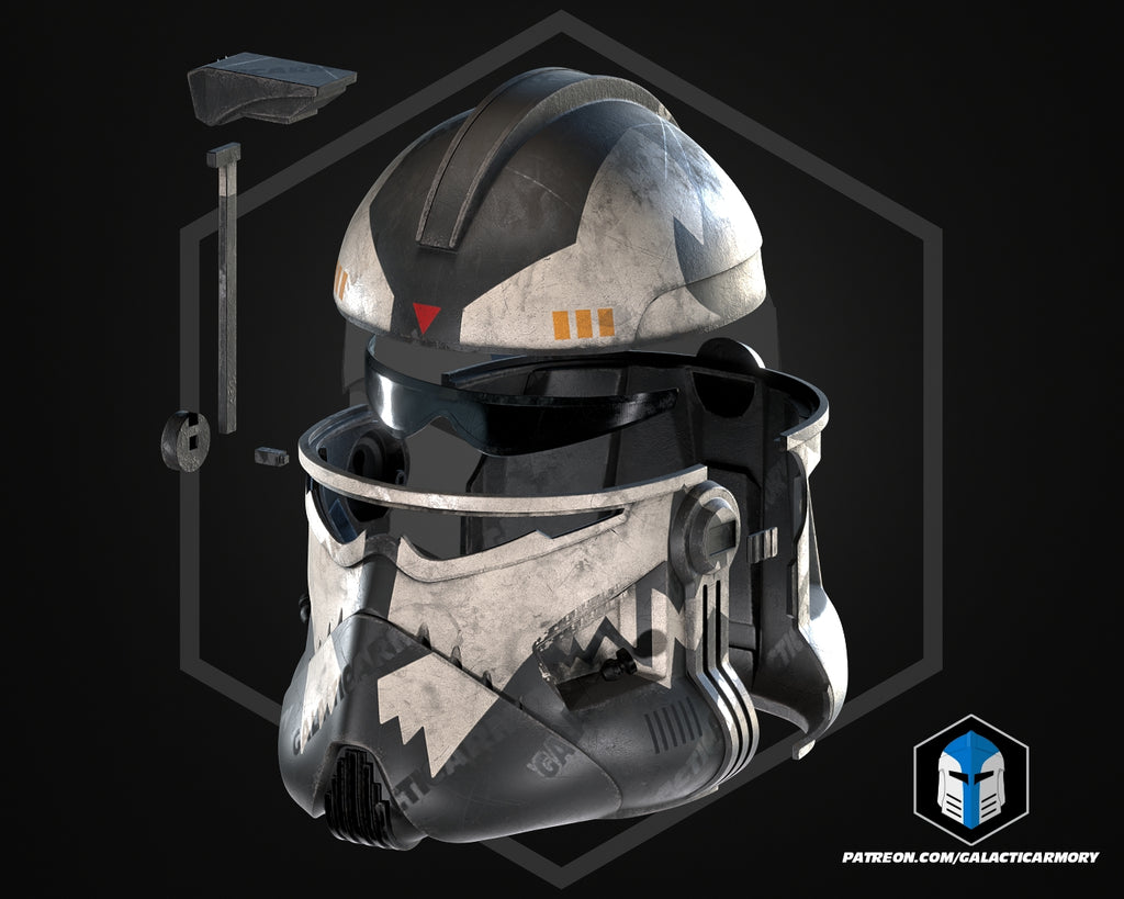 Star Wars BARC Clone Trooper Helmet lifesize Wearable Cosplay - Kit or Painted