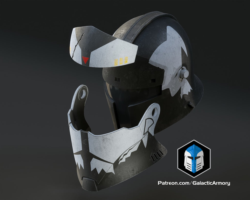 Bartok Medieval Commander Wolffe Helmet lifesize Wearable Cosplay by dask3d