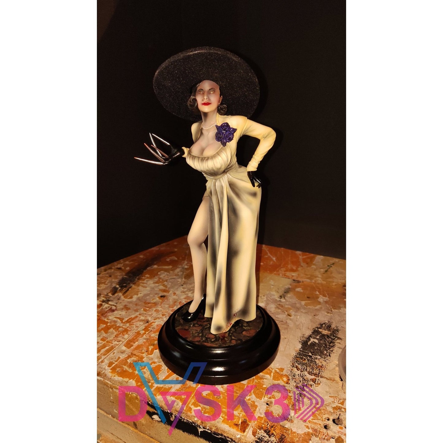 Alcina Dimitrescu from Resident Evil Village resin statue