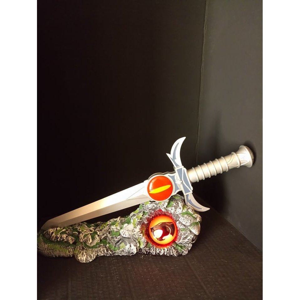 Thundercats sword of omens with polystone base with lights FAN MADE life size dagger 42cm/16.5 inches for Cosplay replica 1:1 3D Printed